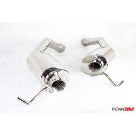 RENNtech Stainless Steel Sport Mufflers for E 63 AMG Biturbo (W212) MY 2014+