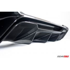 RENNtech | Carbon Fiber | Rear Diffuser w/ CMC Tips | 212 - E Class Sedan | FaceLift 2014+