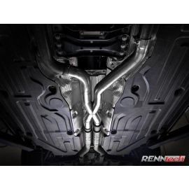 RENNtech Stainless Steel Sound and Performance Pipe for CLK 63 Black Series (C209)